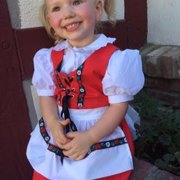 Our adorable daughter so extremely happy with her dress from Elna's!!! Our adorable daughter so extremely happy with her dress from Elna's!!!