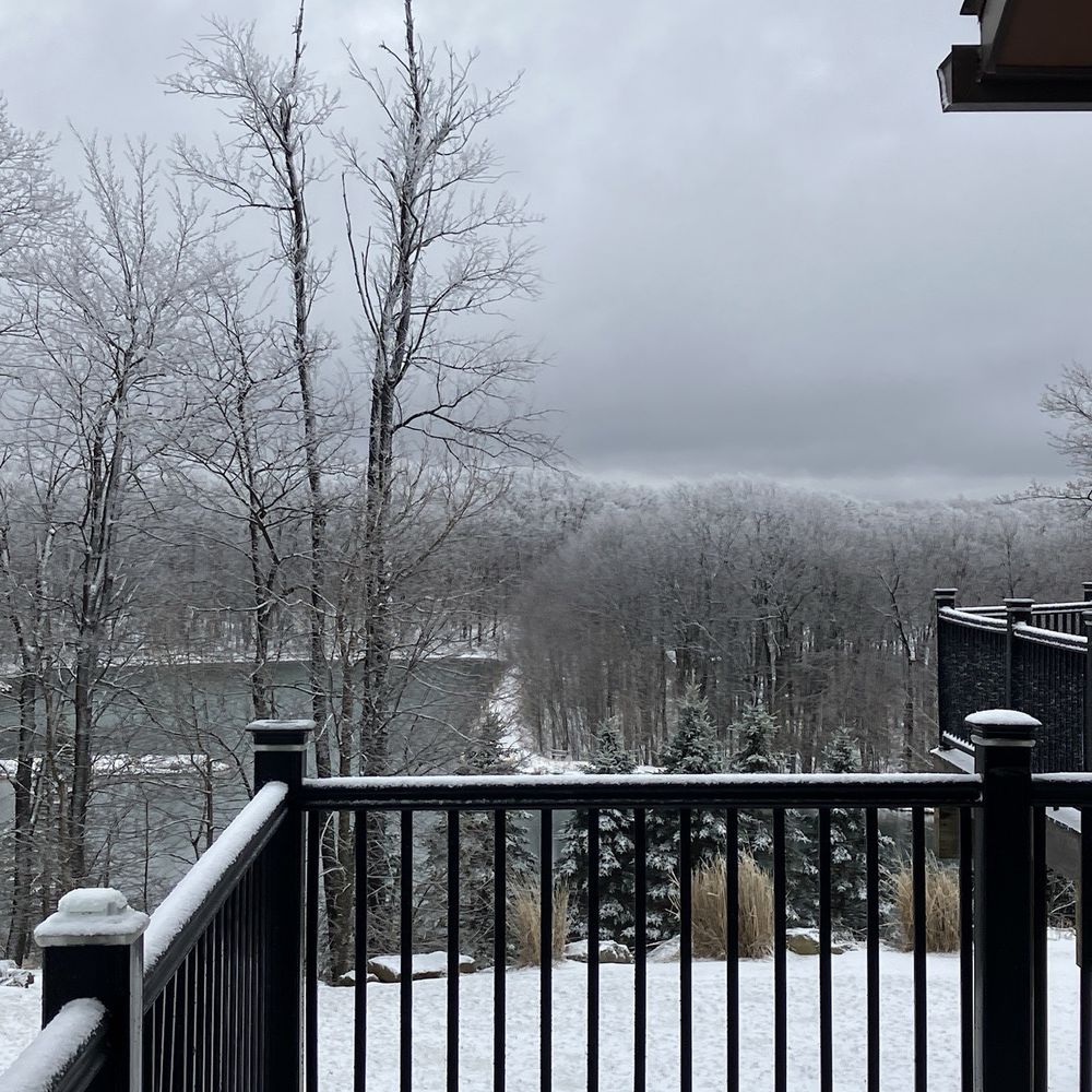 Highlands Sporting Clays - Deck view of pond - Gun/Rifle Ranges Near Me - Champion, Pennsylvania