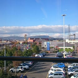 Connswater Shopping Centre - Great view of the Belfast skyline from the food court