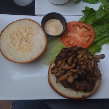 Far Bar - Shiitake Burger (my fav) only $6! - Asian Fusion Near Me - Los Angeles, California