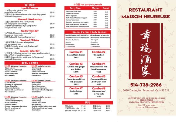 Menu photo 1 Maison Heureuse Montreal, QC