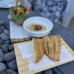 Wineaux - Hummus & Crudite + Focaccia
