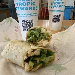 Tropical Smoothie Cafe - Thai chicken wrap
