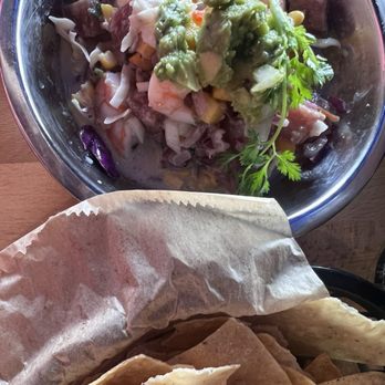 La Bodega Baja Taco Bar - ceviche with chips - Mexican Near Me - College Station, Texas La Bodega Baja Taco Bar - ceviche with chips - Mexican Near Me - College Station, Texas