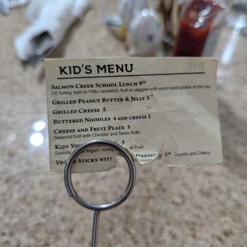 Salmon Creek Cafe - Kid's Menu (Dec 2024) - Breakfast & Brunch Near Me - Burien, Washington Salmon Creek Cafe - Kid's Menu (Dec 2024) - Breakfast & Brunch Near Me - Burien, Washington