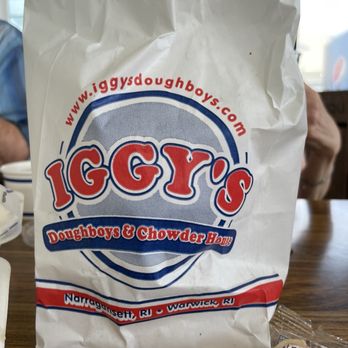 Iggy's Doughboys & Chowder House - Bag of yummy 12 Clam Cakes - Seafood Near Me - Warwick, Rhode Island Iggy's Doughboys & Chowder House - Bag of yummy 12 Clam Cakes - Seafood Near Me - Warwick, Rhode Island
