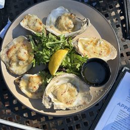 Chargrilled oysters