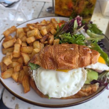 Popping Yolk Cafe - The Croissant Avocado and Ham Sandwich - Breakfast & Brunch Near Me - Brea, California Popping Yolk Cafe - The Croissant Avocado and Ham Sandwich - Breakfast & Brunch Near Me - Brea, California