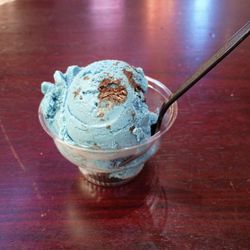 The Last Bite - Lake Erie Cookie Island Monster ice cream with Oreo and other cookies.
