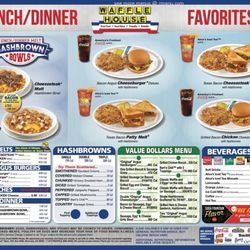 Waffle House - Lunch/Dinner Menu