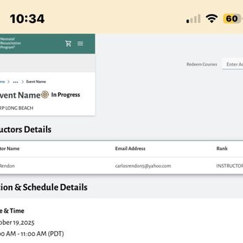 Rendon Revive Education - Scheduled skills class VIA the official NRP website - First Aid Classes Near Me - Long Beach, California