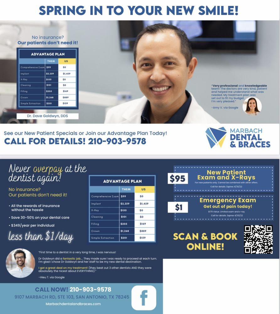 MARBACH DENTAL AND BRACES Updated July 2024 9107 Marbach Rd, San