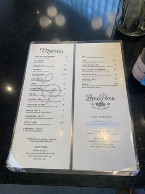 Menu photo 3 Lone Pine Coffee Roasters Bend, OR