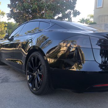 Enhanced Automotive - Tesla Model S smoked tail lights. - Vehicle Wraps Near Me - San Diego, California