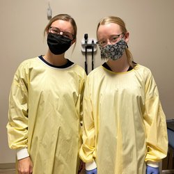 Advanced Urgent Care & Occupational Medicine - Our amazing swabbing staff helps us by taking care of all our curbside COVID-19 testing.