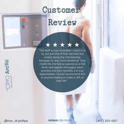 Restore Hyper Wellness - We love our clients and the ability to make a difference for people and how they feel.