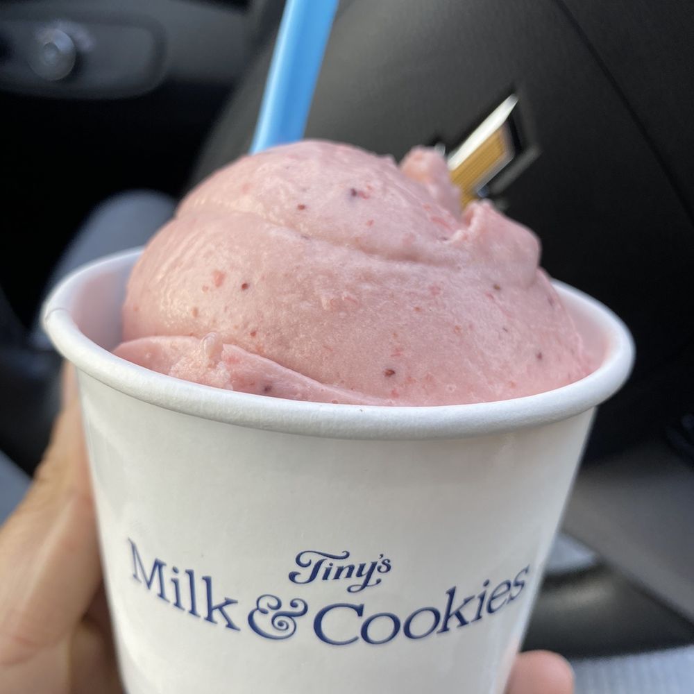 Tinys Milk & Cookies - Strawberry ice cream - Coffee & Tea Near Me - Houston, Texas Tinys Milk & Cookies - Strawberry ice cream - Coffee & Tea Near Me - Houston, Texas