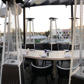 Margot - Outdoor patio next to the lobby - Spanish Near Me - Culver City, California