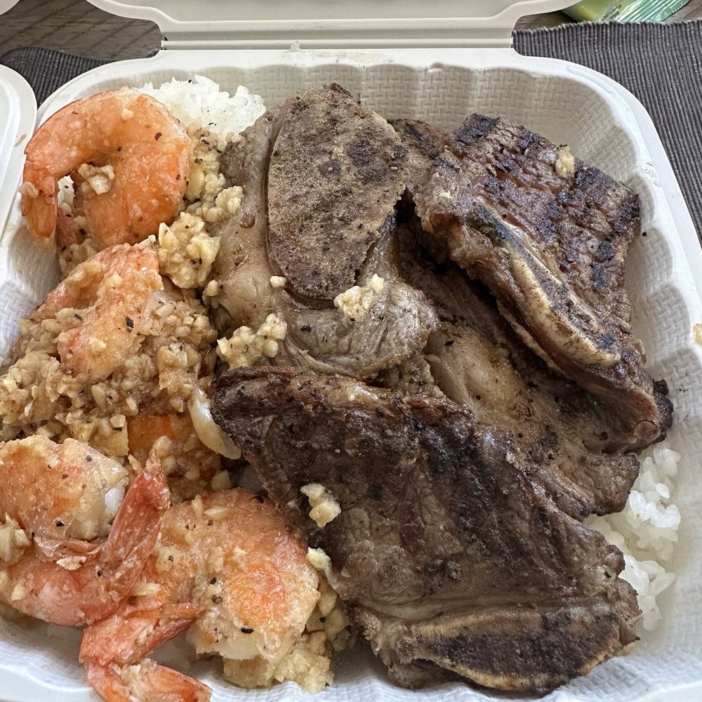 Kau Kau Grill - Surf and turf - Barbeque Near Me - Honolulu, Hawaii