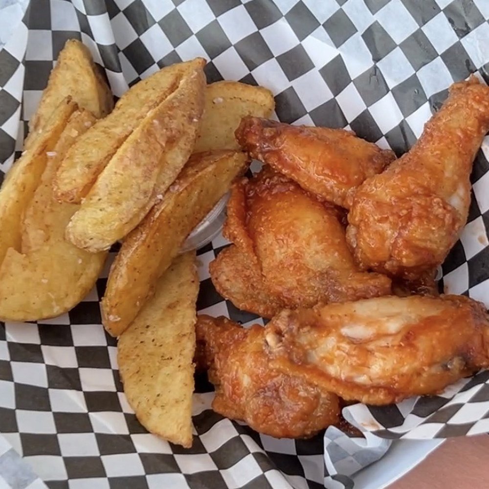 Sweet baby j wings and wedges