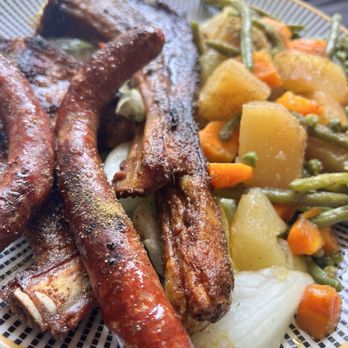 L'Homme Bleu - Merguez sausage and lamb chops - Moroccan Near Me - Paris, 75 L'Homme Bleu - Merguez sausage and lamb chops - Moroccan Near Me - Paris, 75