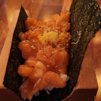 Yonsei Handrolls - Salmon - Japanese Near Me - Oakland, California Yonsei Handrolls - Salmon - Japanese Near Me - Oakland, California