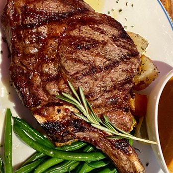 Lago - Bone in rib-eye- perfect. - Italian Near Me - Las Vegas, Nevada