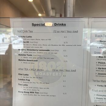 1802 Roasters - Menu - Coffee & Tea Near Me - Los Angeles, California 1802 Roasters - Menu - Coffee & Tea Near Me - Los Angeles, California