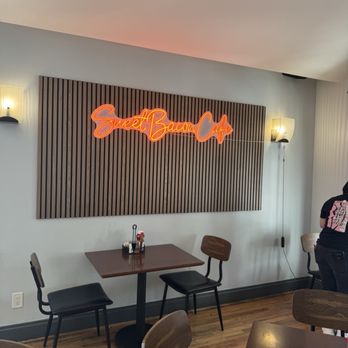 Sweet Bacon Cafe - Sign inside - Breakfast & Brunch Near Me - Portland, Oregon