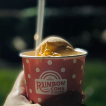 The Original Rainbow Cone - Orange sherbet - Desserts Near Me - Chicago, Illinois The Original Rainbow Cone - Orange sherbet - Desserts Near Me - Chicago, Illinois