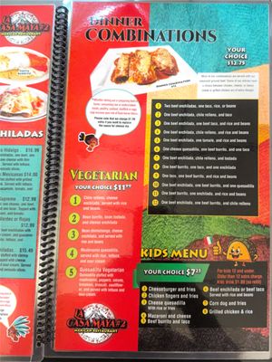 Menu photo 2 La casa maya 2 State Center, IA