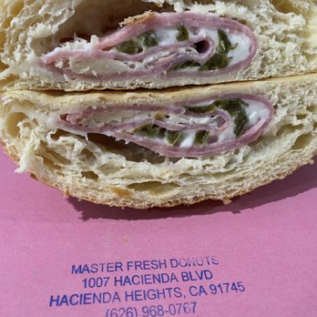 Master Fresh Donuts - Ham, cheese, and jalapeño croissant **MUST TRY** - Donuts Near Me - Hacienda Heights, California Master Fresh Donuts - Ham, cheese, and jalapeño croissant **MUST TRY** - Donuts Near Me - Hacienda Heights, California