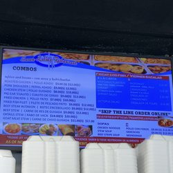 Sazon Latino Restaurant - Menu on tv