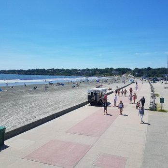 Easton's Beach - From upstairs - Beaches Near Me - Newport, Rhode Island