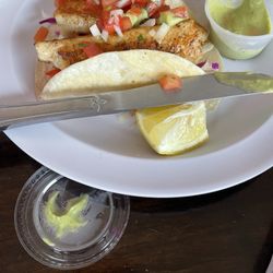 Seven Mile Burger - Fish Tacos with pico