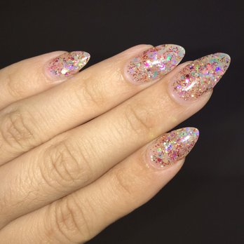 Victoria Nails Spa - 1 week growth.. acrylic w/ glitter powder and gel. They have hundreds of colors to choose from! - Nail Salons Near Me - Phoenix, Arizona Victoria Nails Spa - 1 week growth.. acrylic w/ glitter powder and gel. They have hundreds of colors to choose from! - Nail Salons Near Me - Phoenix, Arizona