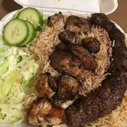 Pamier Kabob - Vaziri Chicken Kabob w/rice