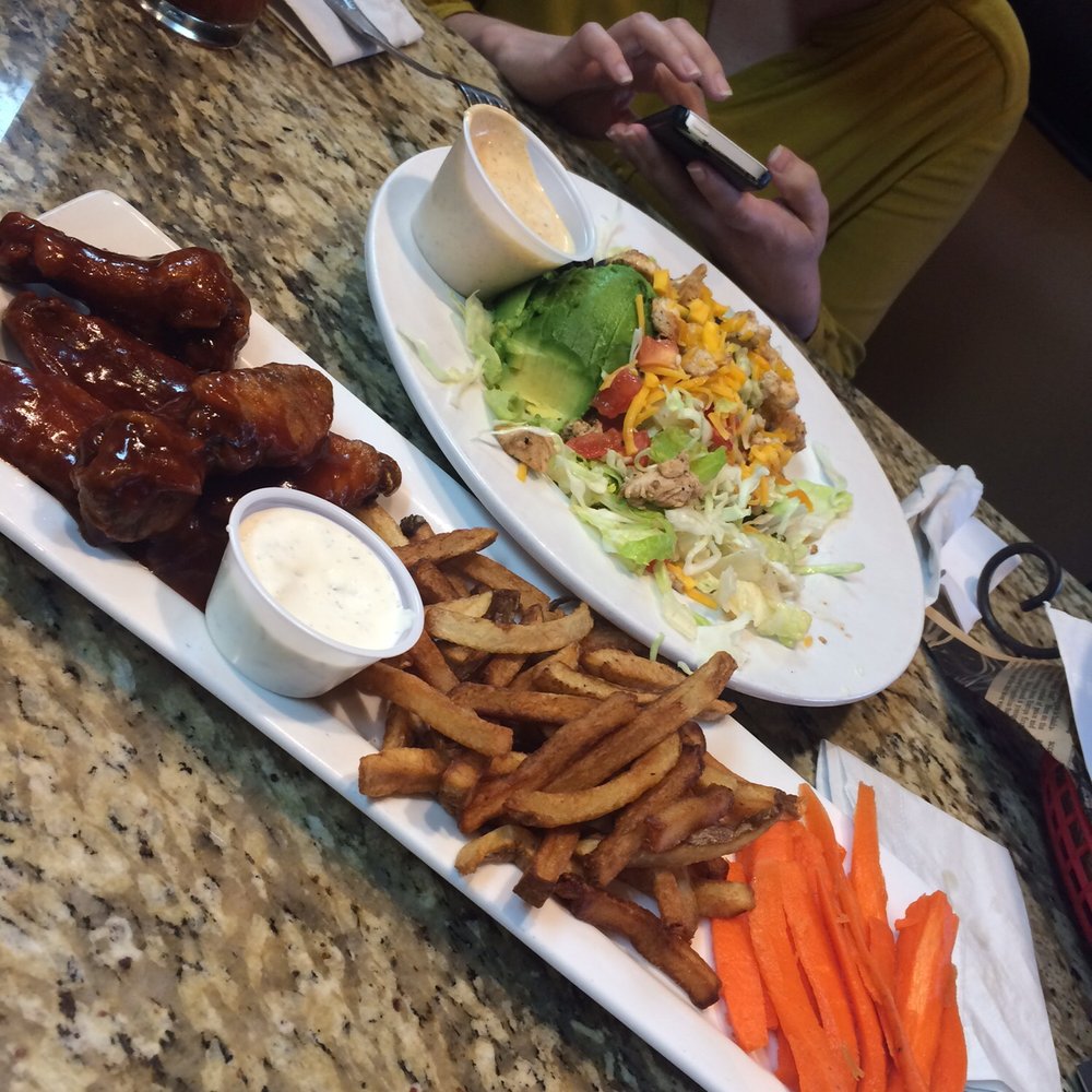 AWSOM - Honey BBQ wings and southwestern salad. - Chicken Wings Near Me - Paramount, California AWSOM - Honey BBQ wings and southwestern salad. - Chicken Wings Near Me - Paramount, California