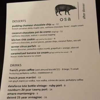 Osa - Cocktail Bars Near Me - Middletown, Connecticut