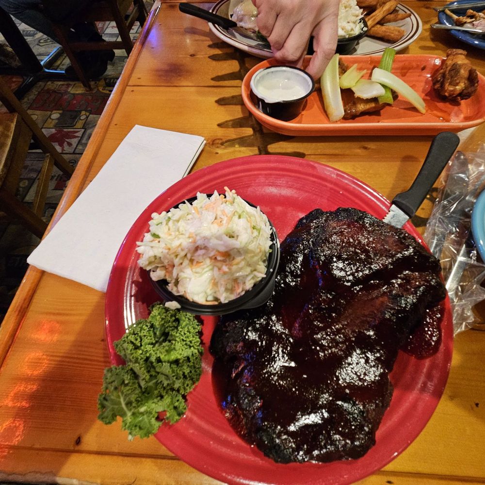 Pork steak with Cole slaw Pork steak with Cole slaw