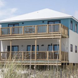 Sunspot Realty - Blue Dolphin is a beautiful beach front vacation rental near Pier Park in Panama City Beach. This 4 bedroom 4.5 bath home sleeps 10.