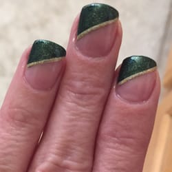 DaVi Nails - My new BHSU themed nails! Another happy customer- thanks DaVi nails