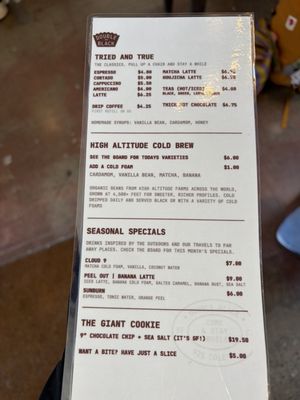 Menu photo 2 Double Black San Francisco, CA