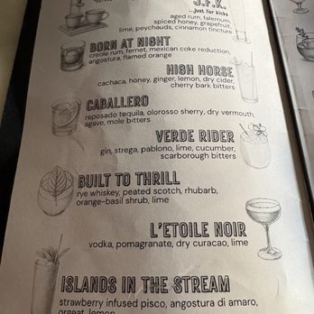 Cheval - Part of the menu - Cocktail Bars Near Me - Kansas City, Missouri Cheval - Part of the menu - Cocktail Bars Near Me - Kansas City, Missouri