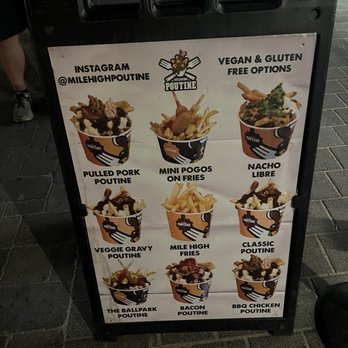 Poutine - Mess With Your Fries - Signage with everything they offer - Poutineries Near Me - Blue Mountains, Ontario Poutine - Mess With Your Fries - Signage with everything they offer - Poutineries Near Me - Blue Mountains, Ontario