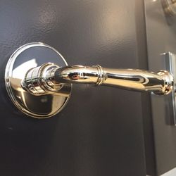 Posh Brass Hardware - Contemporary design in polished nickel