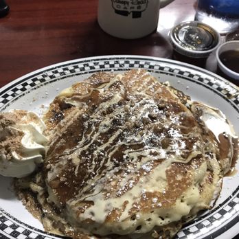 Canopy Road Cafe - Cinnamon roll pancakes - Breakfast & Brunch Near Me - Tallahassee, Florida