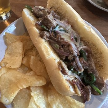 Validation Ale - Tri tip sandwich, Philly style - Breweries Near Me - Santa Barbara, California
