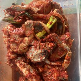 Raw Marinated Crab