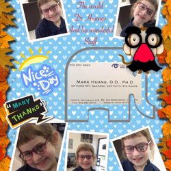 Mark Huang Vision Center - Brooks eye dr with the coolest eye Dr and very awesome staff there:) yesterday 08/24/2016